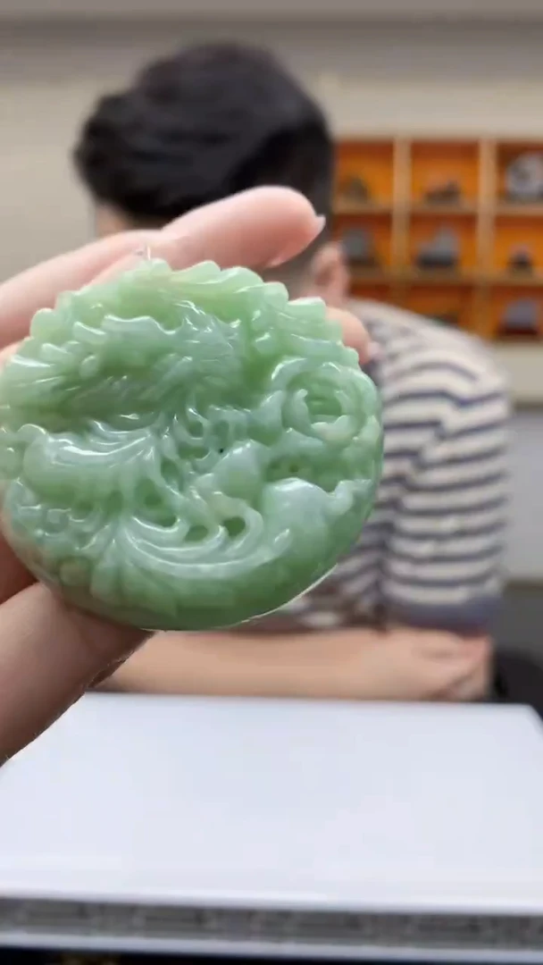 翡翠未镶嵌颈饰1032jj-jj挂件5