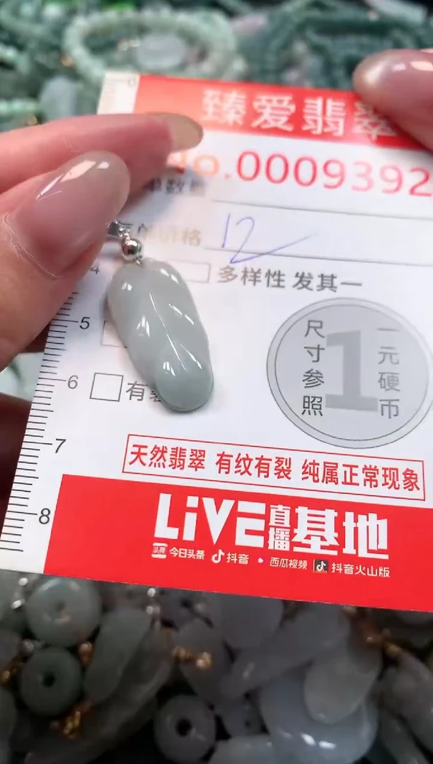 吊坠(不含链)未镶嵌翡翠9392