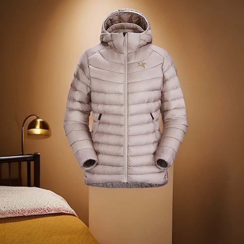 【春夏爆款】始祖鸟轻薄耐磨连帽夹克羽绒服 女款休闲时尚加厚冬款