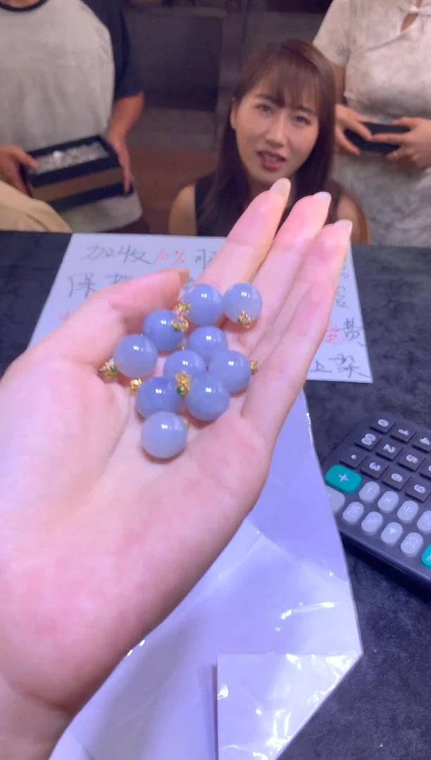 翡翠18K金镶嵌颈饰7002394/cjl/多样性发/1件