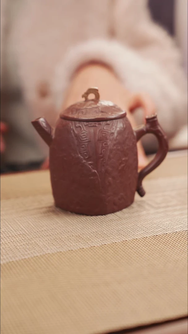 原矿老紫泥青铜器小汉瓦48