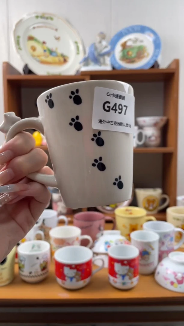 瓷片虚*魚g497满18包邮发货海外瓷器默认瑕疵