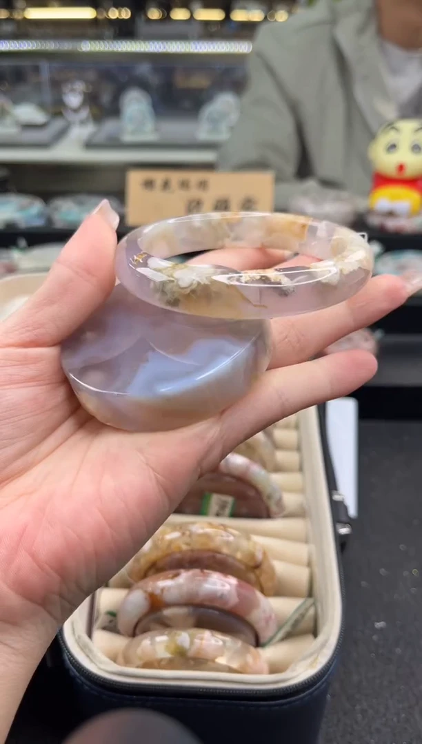 未镶嵌手镯石英质玉62圈口（赠品镯心）s93420