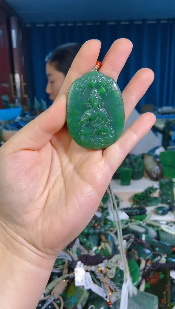 和田玉未镶嵌挂件1