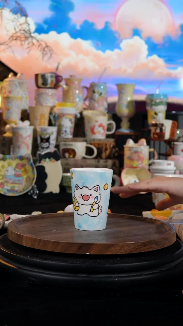 陶瓷便携款手工手绘景德镇陶瓷