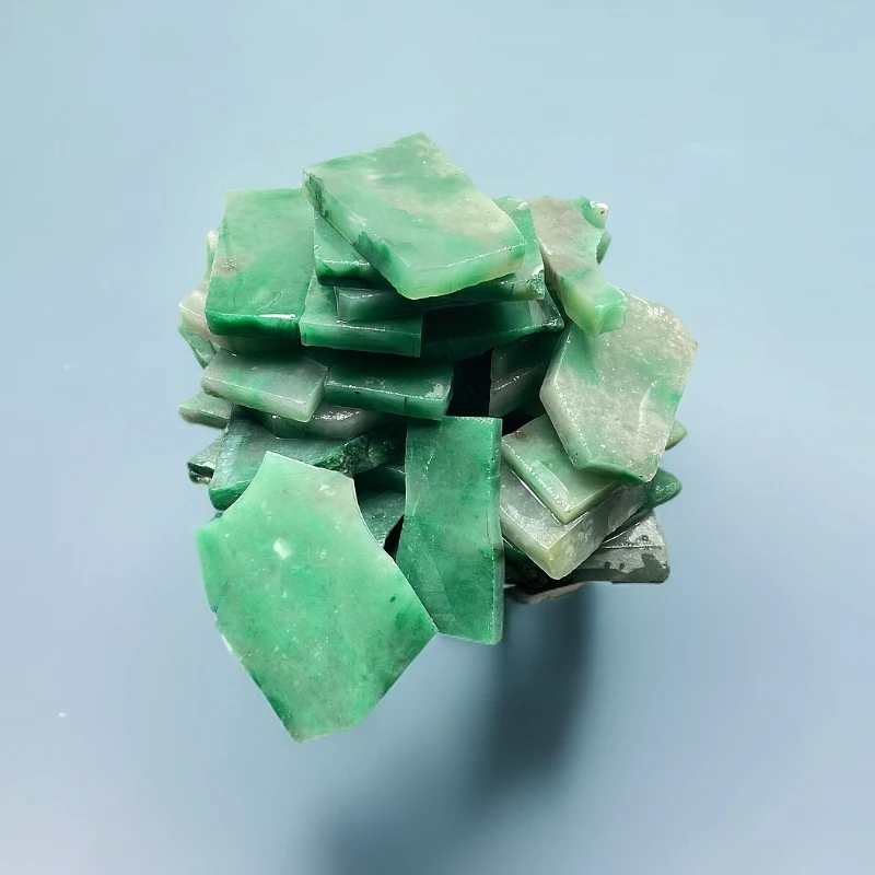 天然非洲翠原石片料直播链接多样性发1雕刻手工（请忽直拍）