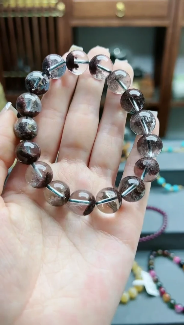 【闪购商品】水晶手串未镶嵌红幽灵水晶手串*1 YX