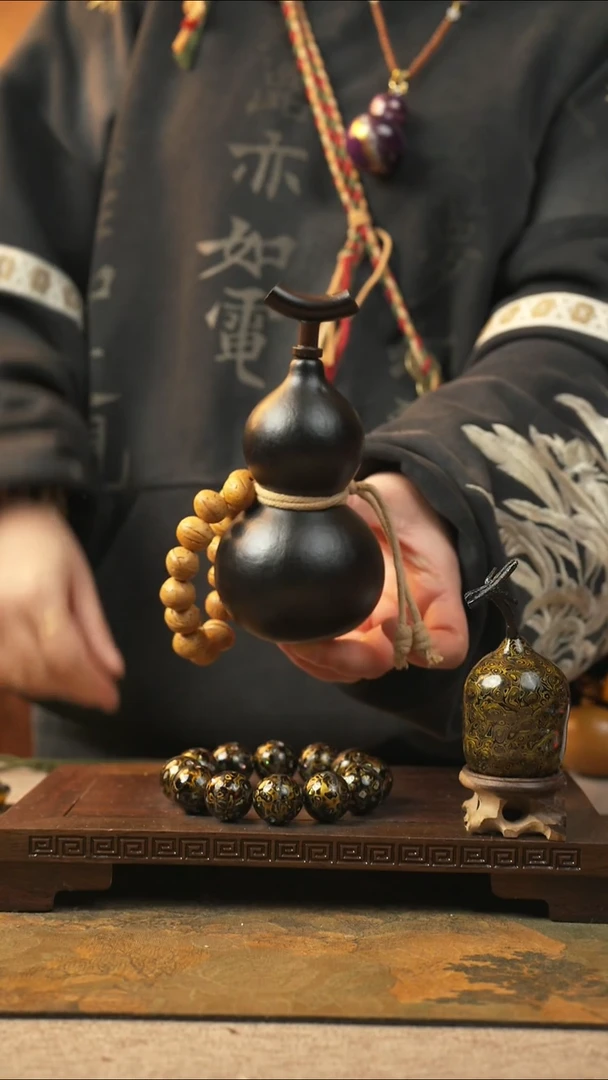 226大漆一物一拍记葫堂出品【不带手串】