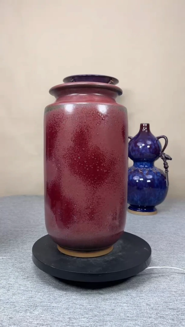 摆件陶神垕钧瓷收藏工艺品