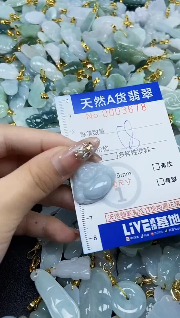 翡翠未镶嵌颈饰天然A货翡翠