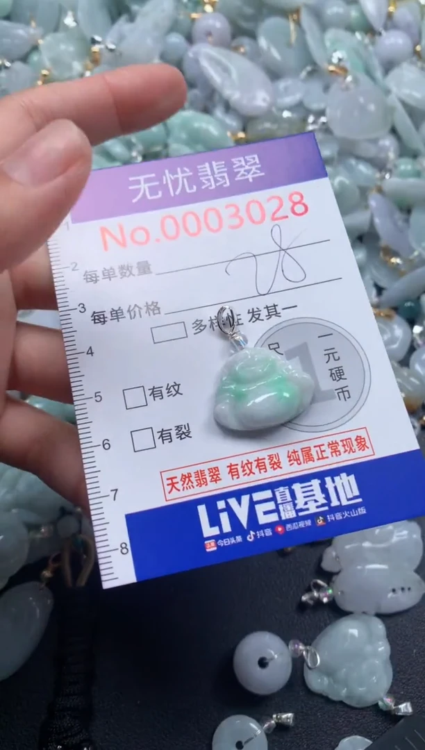 颈饰未镶嵌翡翠3028