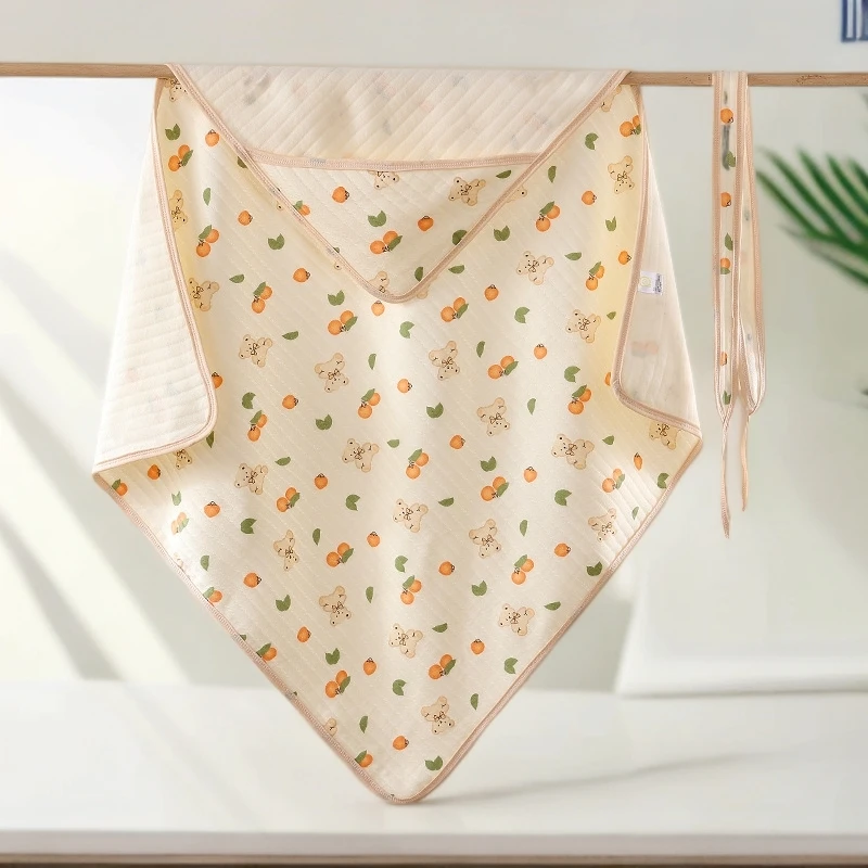 夏季婴儿抱被全棉薄款新生儿包被夏季A类襁褓巾防惊跳初生儿产房