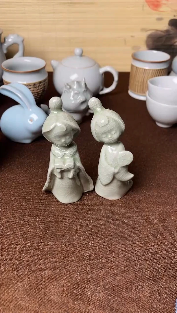 全品福利-豆绿釉茶宠（38.8一个）