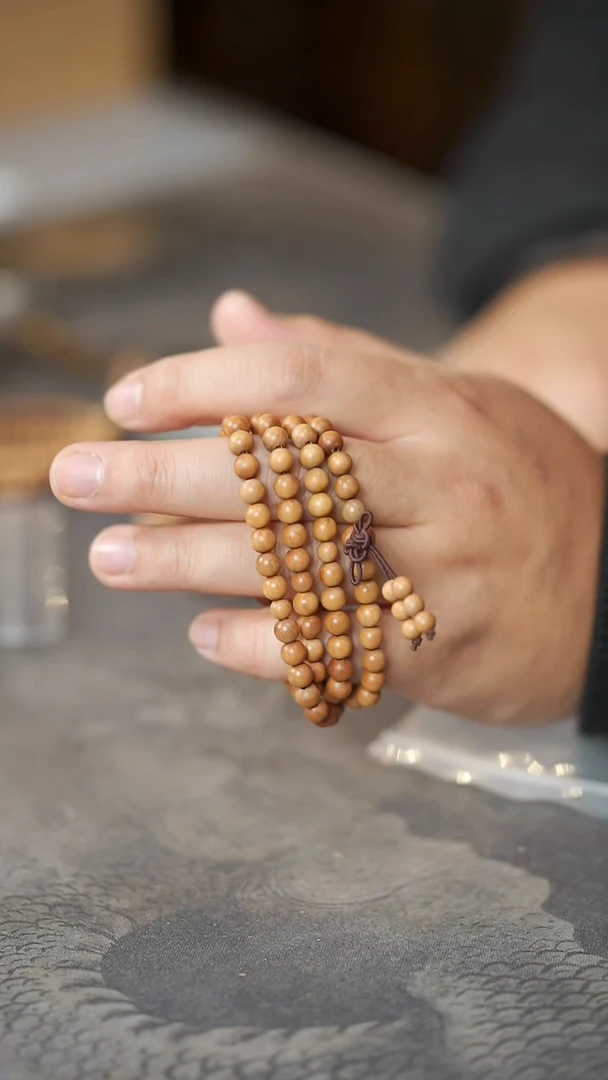 柏木（崖柏）手串/手链老山檀正区6mm*108圆珠多圈