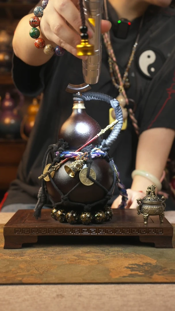 157大漆一物一拍记葫堂出品[不带手串】