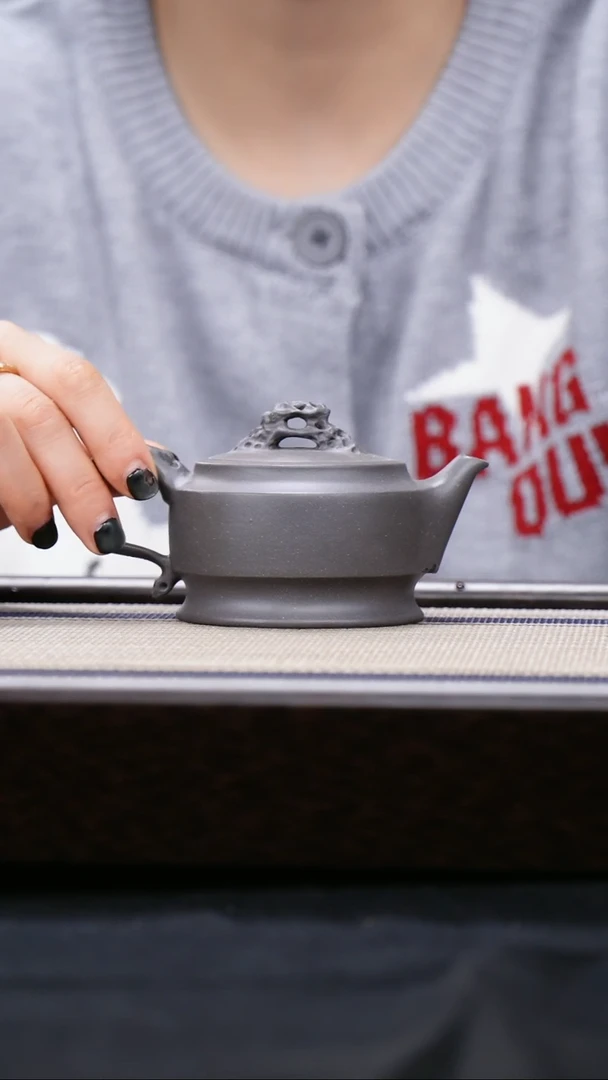 【闪购商品】紫砂茶壶天青 磐石壶   福利