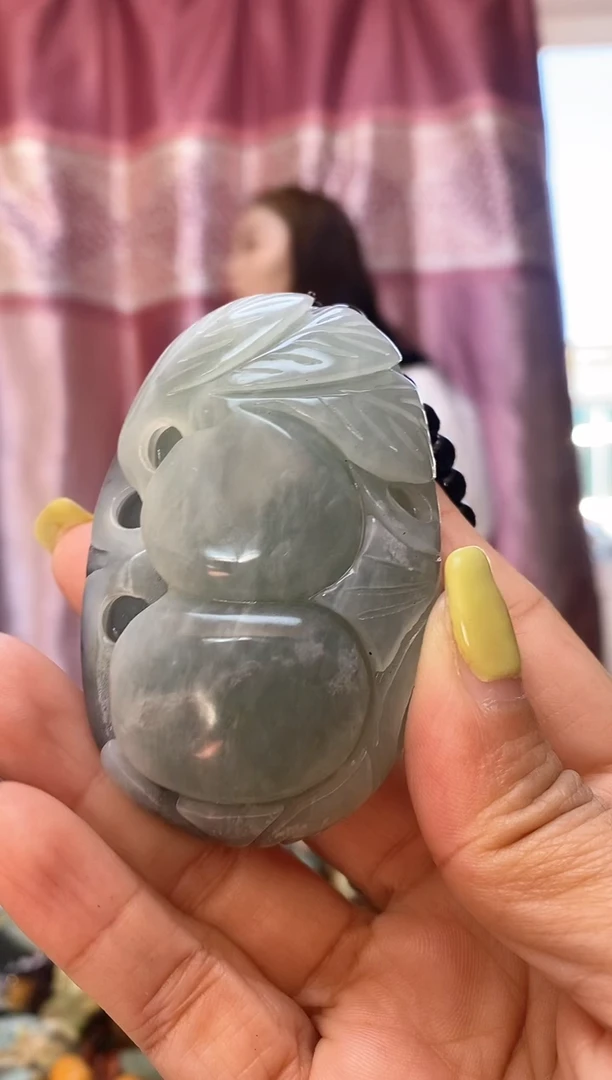 未镶嵌岫玉手把