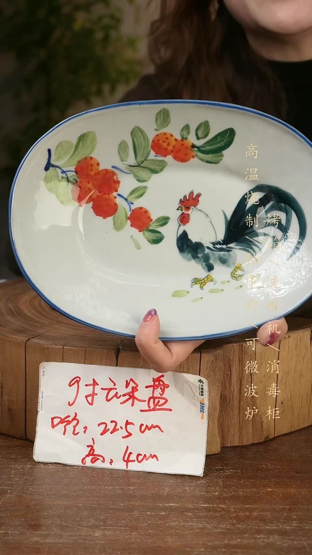 碗瓷景德镇手工手绘高温瓷釉下彩