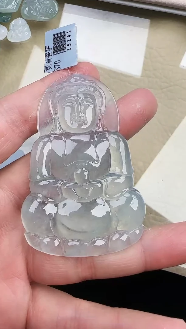 翡翠未镶嵌颈饰暖**光/缅甸天然翡翠A货/七天无理由退货/假一赔万