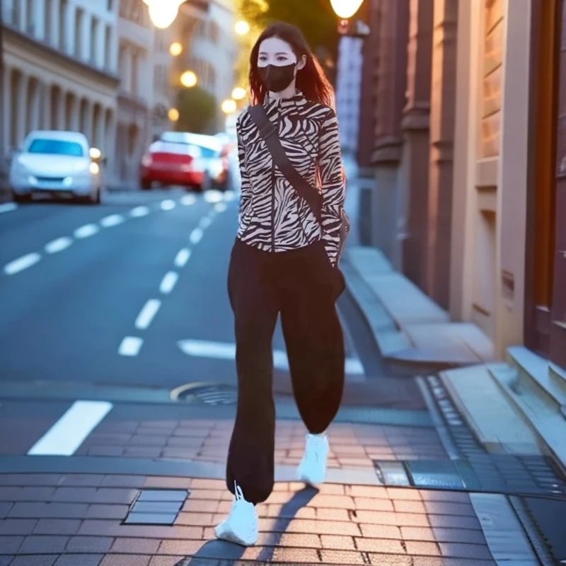 秋季防晒出游跑步运动套装女晨跑时尚洋气休闲套装女2025新款爆款