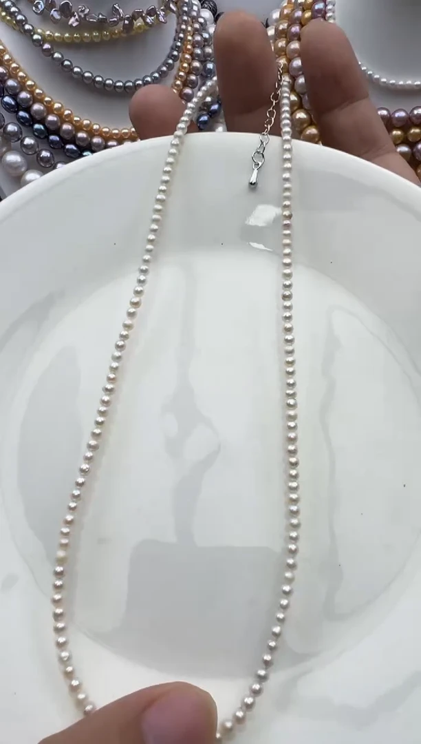 淡水珍珠未镶嵌颈饰1