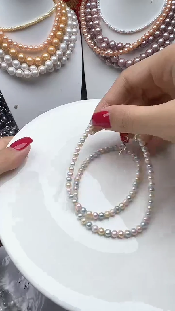 淡水珍珠未镶嵌颈饰1