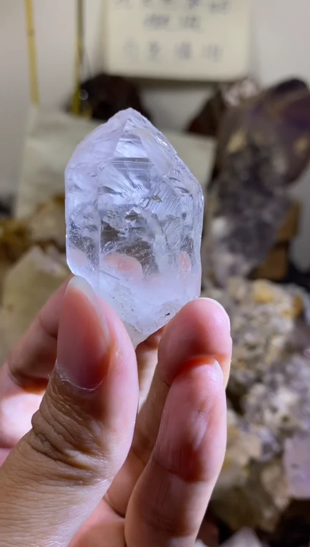 未镶嵌珠宝半成品水晶18号 金口河白水带隐山阿卡西线