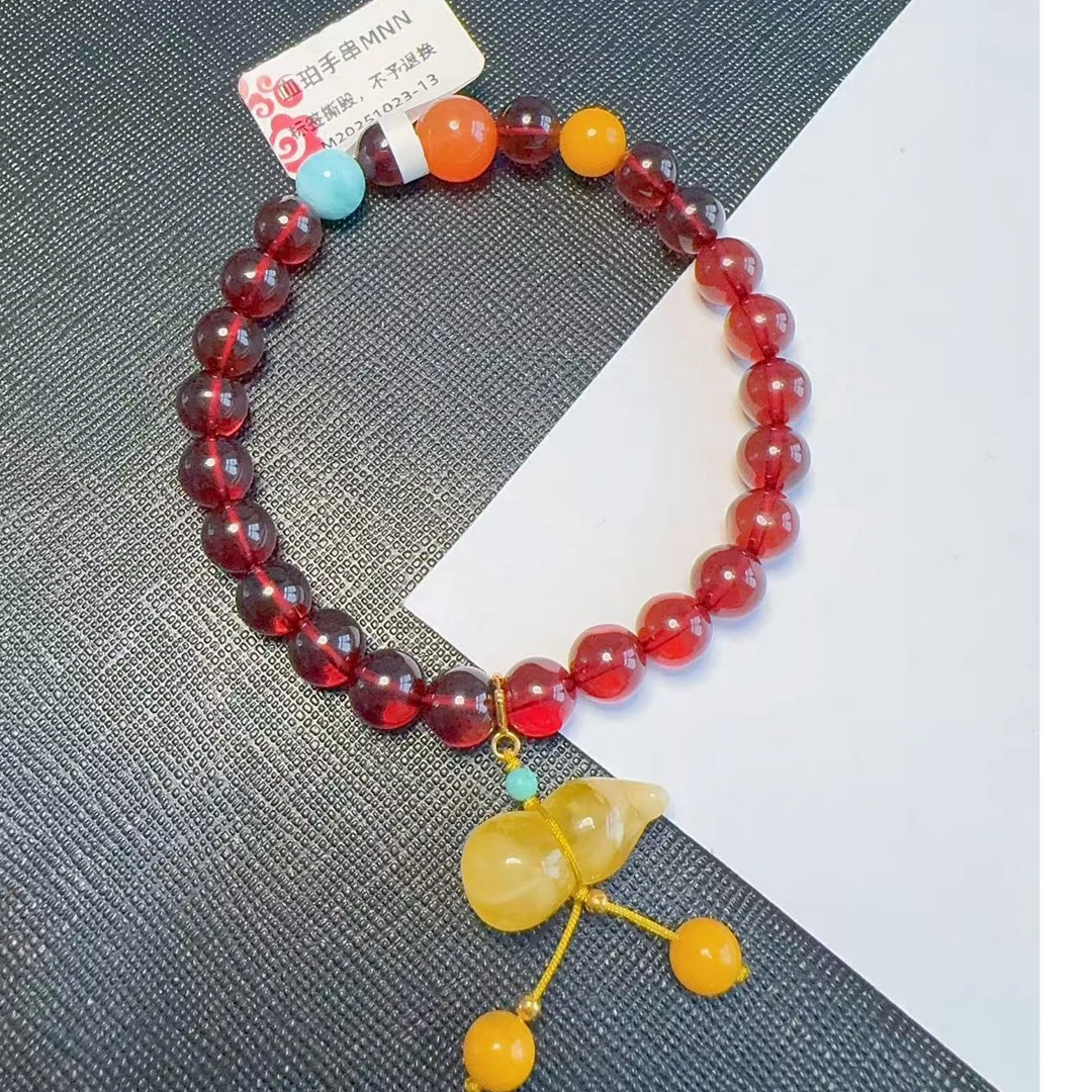 血珀手串MNN1023-13多样性发货