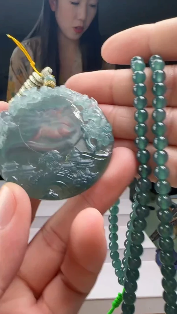 翡翠未镶嵌吊坠(赠链)AX@@WS50815018