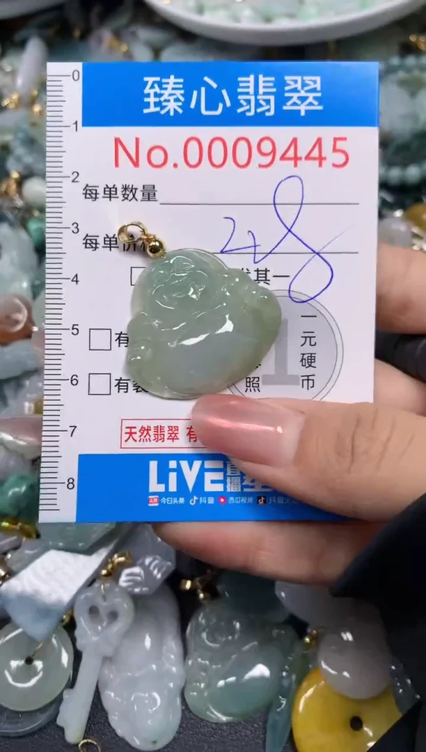 【闪购商品】翡翠颈饰未镶嵌含绳0009445