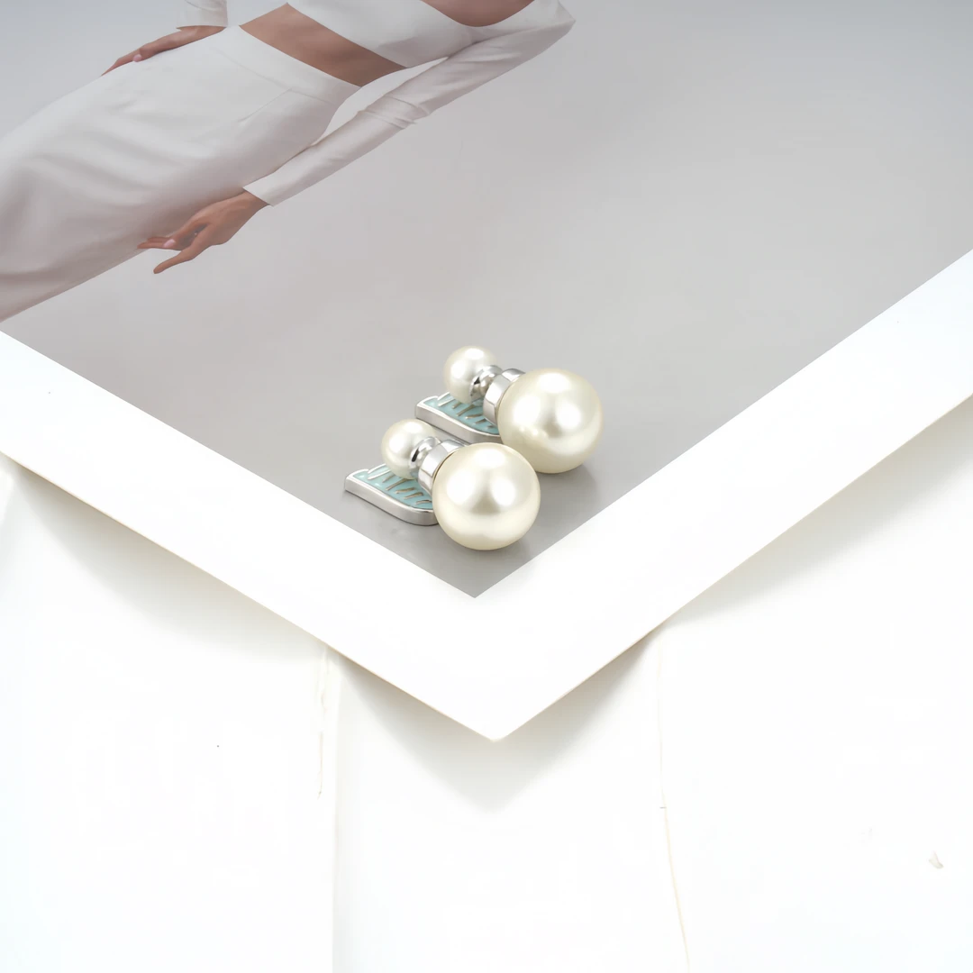 铜合金仿珍珠耳饰 耳环9965