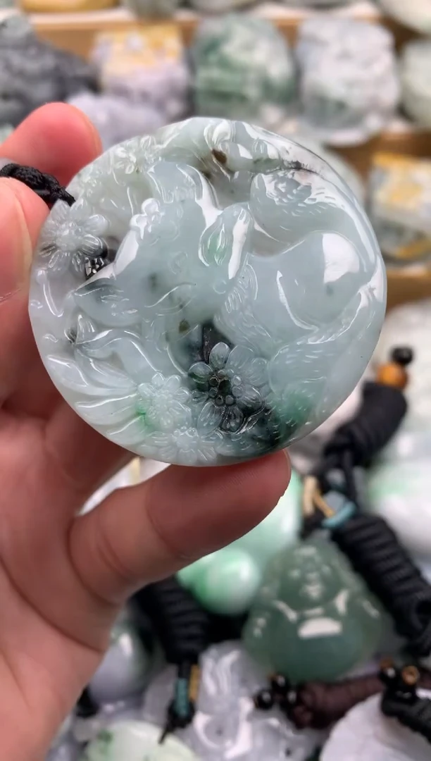 吊坠(不含链)未镶嵌翡翠1