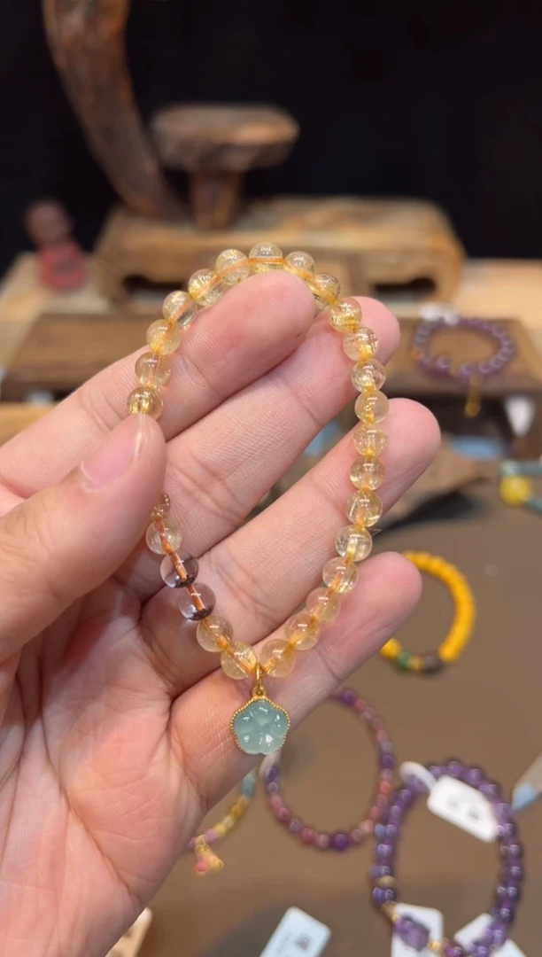 【闪购商品】水晶手链未镶嵌手饰@@E6075