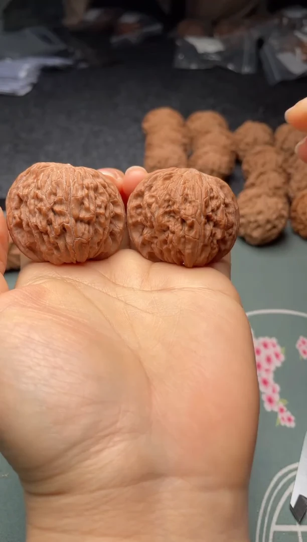 把件文玩核桃w65  磨盘   42