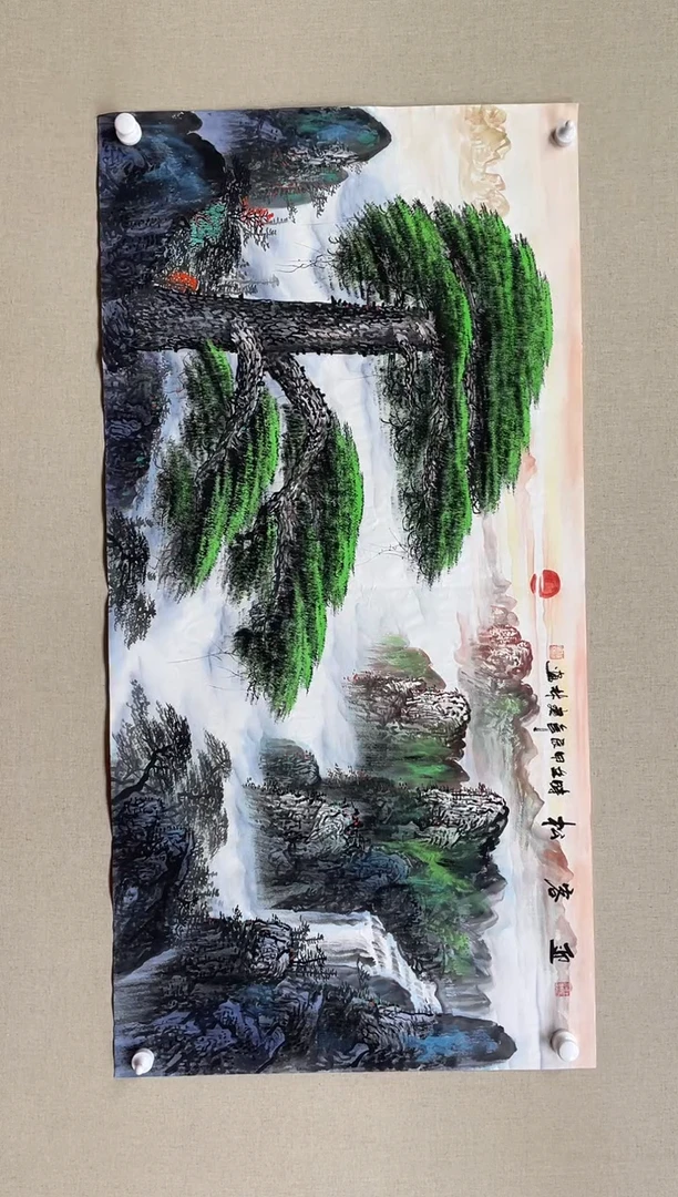 国画138*68 傅建林傅建林傅建林傅建林傅建林