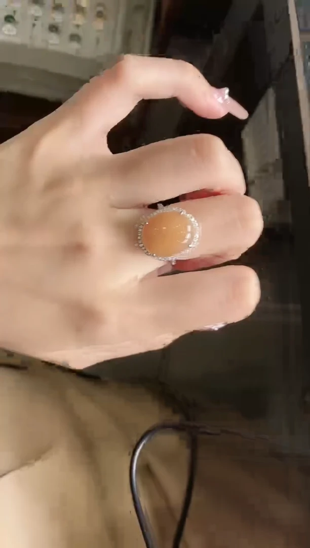 【闪购商品】翡翠戒指银S925镶嵌51511