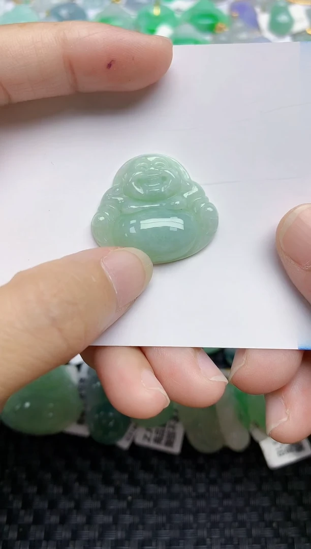 翡翠未镶嵌颈饰天然A货翡翠