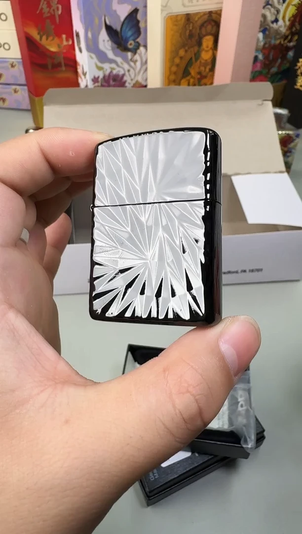 铜双面碎冰纹-3D盔甲黑钛-黑