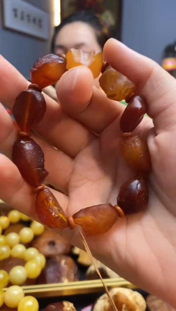 手串琥珀未镶嵌手串
