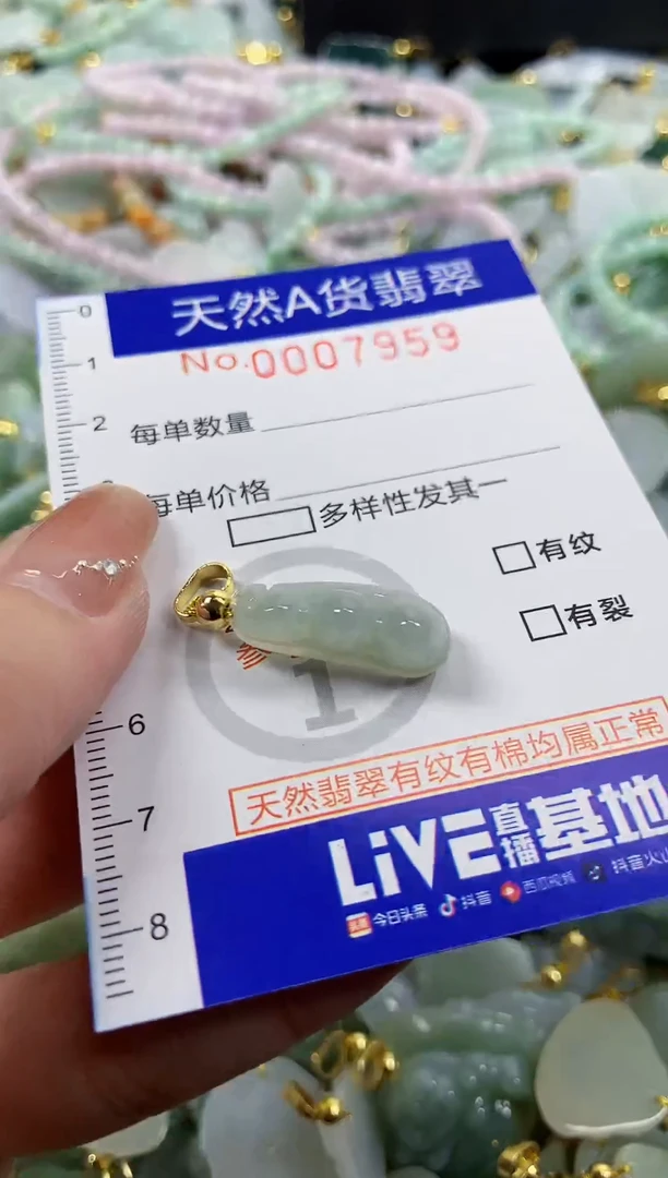 颈饰未镶嵌翡翠天然A货翡翠
