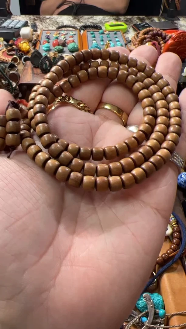 檀香木手串/手链14号  老山檀108套装ylp7mm