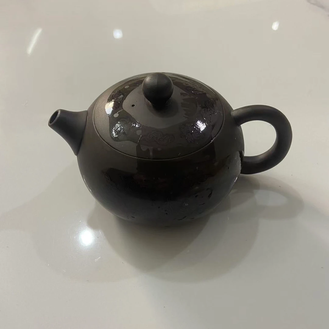 【闪购商品】B深井老紫泥龙凤呈祥西施壶（遇热变色）