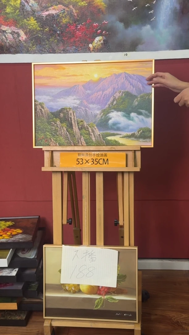 油画【162号】约53*35cm丨朝鲜原创纯手绘孤品油画丨顺丰包邮