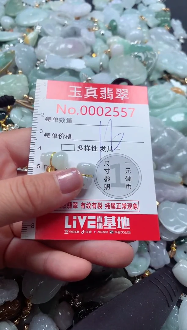 吊坠(不含链)未镶嵌翡翠2557