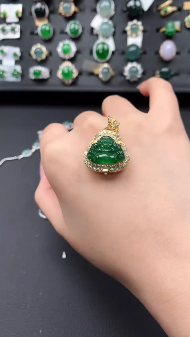 【闪购商品】翡翠戒指银S925镶嵌65134124