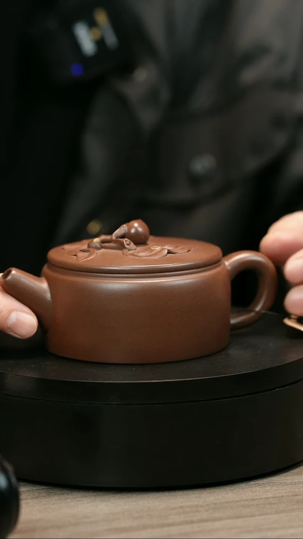 茶壶紫砂奋*H2450赵信军寿桃汉瓦