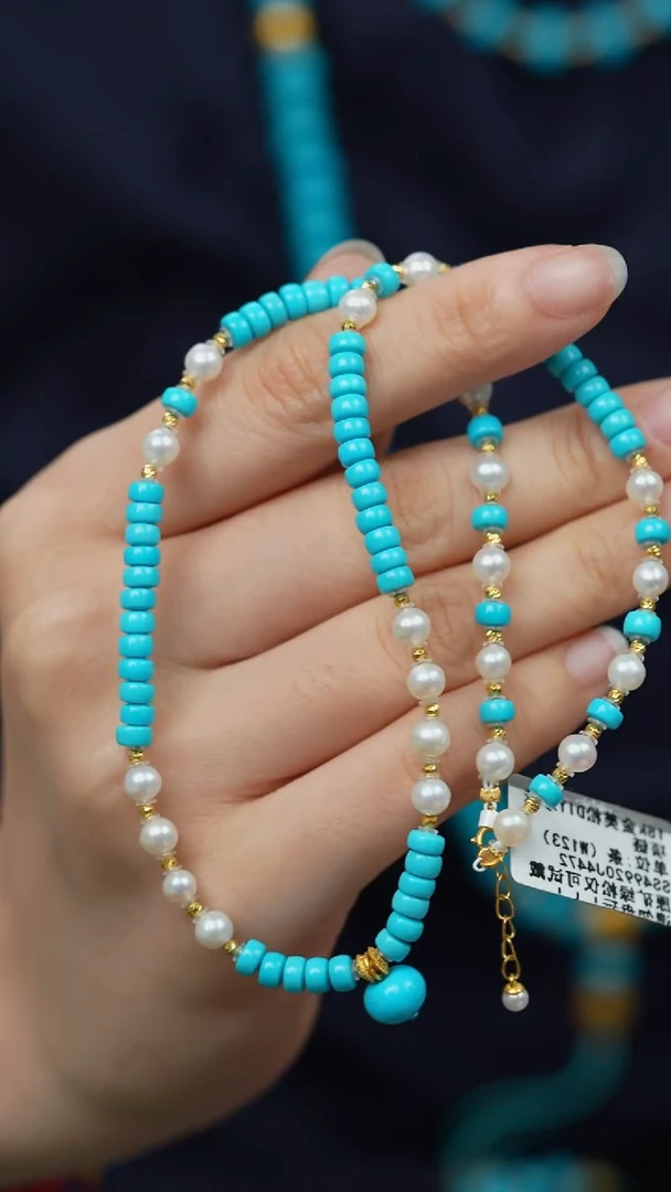 未镶嵌绿松石D03（多样性发一件）项链