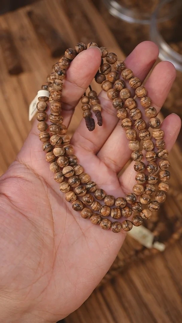 沉香手串达拉干虎纹老料0.68-14.8克xx1215