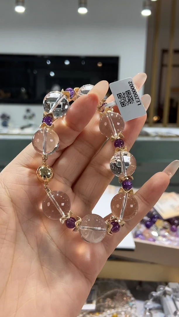 水晶手串未镶嵌手串