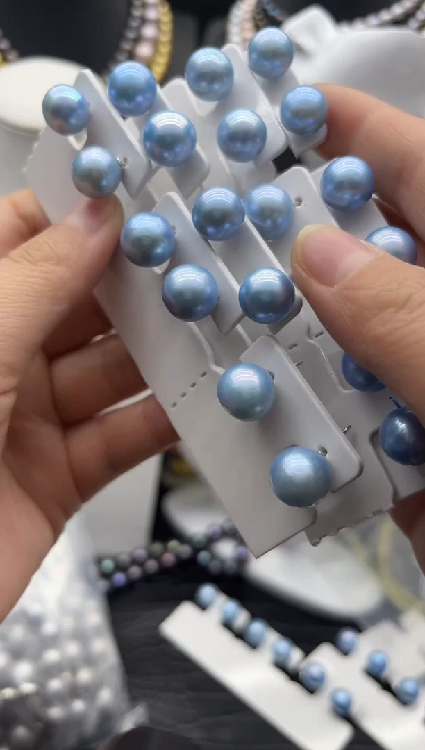 银S925镶嵌原创设计淡水珍珠5